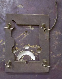 Replacing a clock dial pillar with Clocks Magazine, figure 9