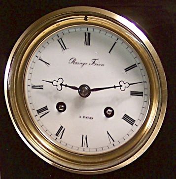 Restoring a black marble clock case with Clocks Magazine, figure 11